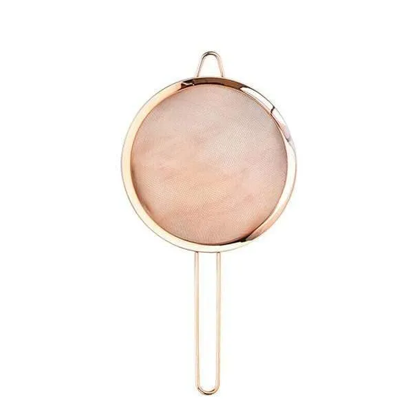 Edelstahl Sieb Mesh Sieb Küche Handheld Rose Gold Mehl Sieb Kochen Öl Sieb Sieb Küche Zubehör