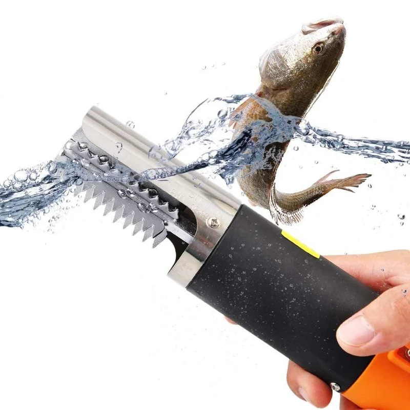 Elektrischer Fischschupper, wasserdicht, Angelschupper, sauber, Fischschuppen-Entferner, Reiniger, automatisch wiederaufladbar, Entkalker, Schaber