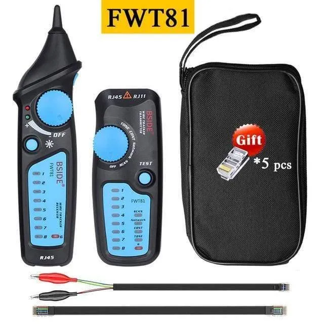 Netzwerkkabel Tracker Tester BSIDE FWT82 81 RJ45 RJ11 Telefonkabel Toner Ethernet LAN Tracer Analyzer Detektor Line Finder