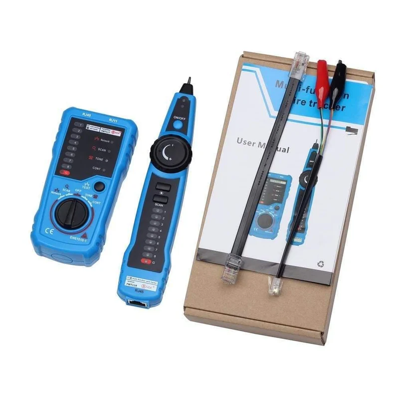 Netzwerkkabeltester, Detektor, RJ11, RJ45, Cat5, Cat6, Telefonkabel-Tracker, Tracer, Toner, Ethernet-LAN-Leitungsfinder