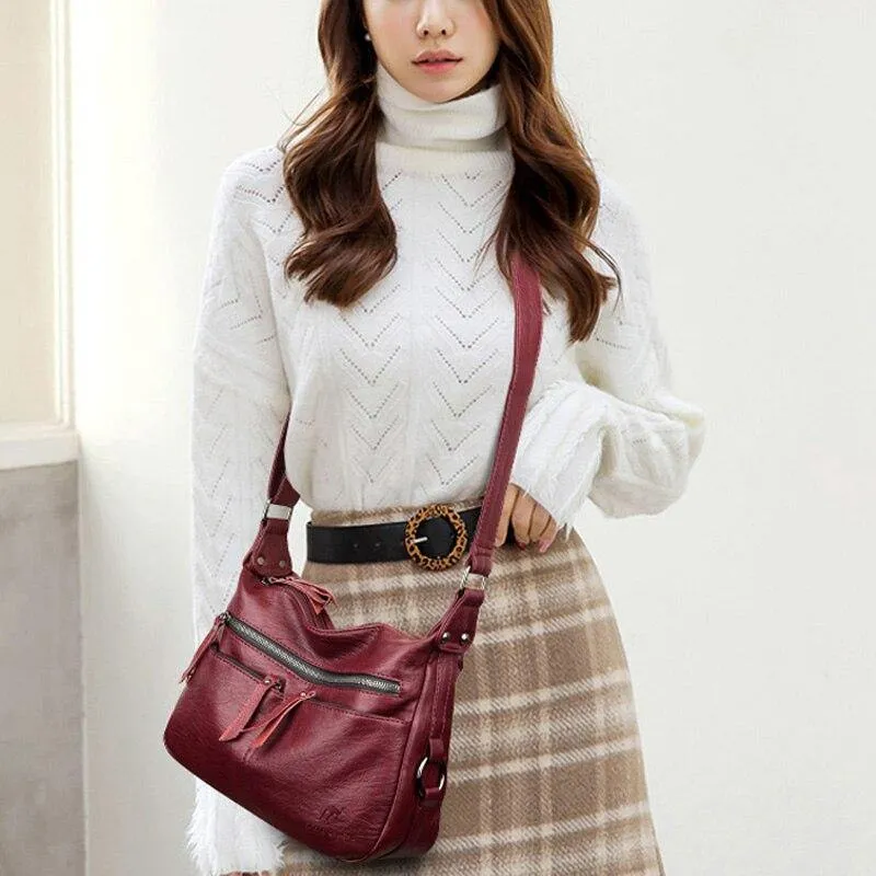 Designer 3 Reißverschlusstaschen Damen Taschen Handtaschen Hochwertige Umhängetaschen Damenhandtaschen