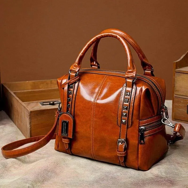 Öl Wachs Leder Retro Style Handtasche Luxus Handtaschen Damen Taschen Designer Mochilas