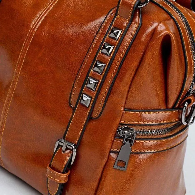 Öl Wachs Leder Retro Style Handtasche Luxus Handtaschen Damen Taschen Designer Mochilas