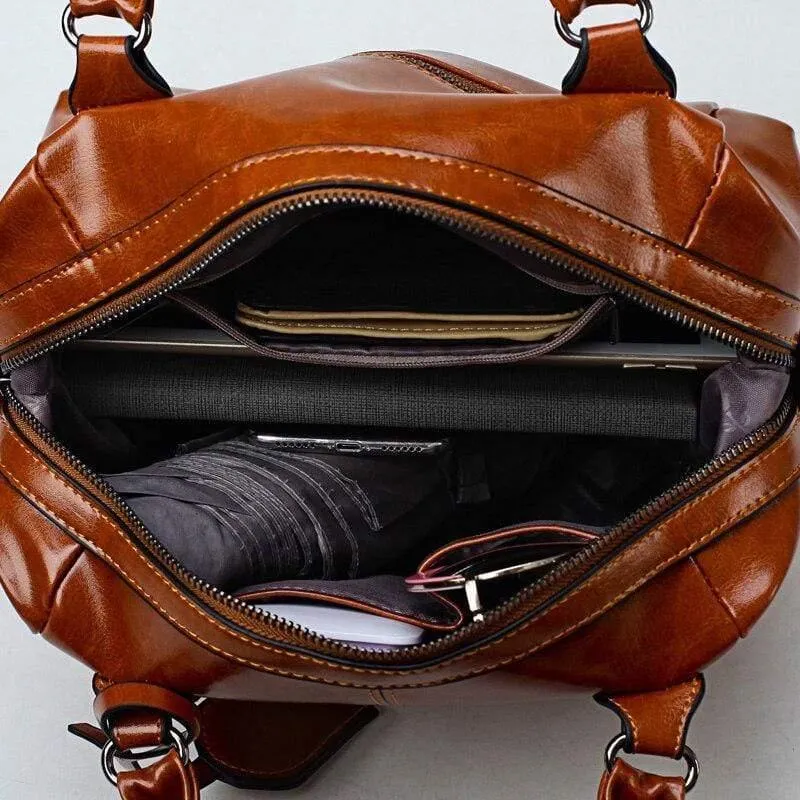 Öl Wachs Leder Retro Style Handtasche Luxus Handtaschen Damen Taschen Designer Mochilas