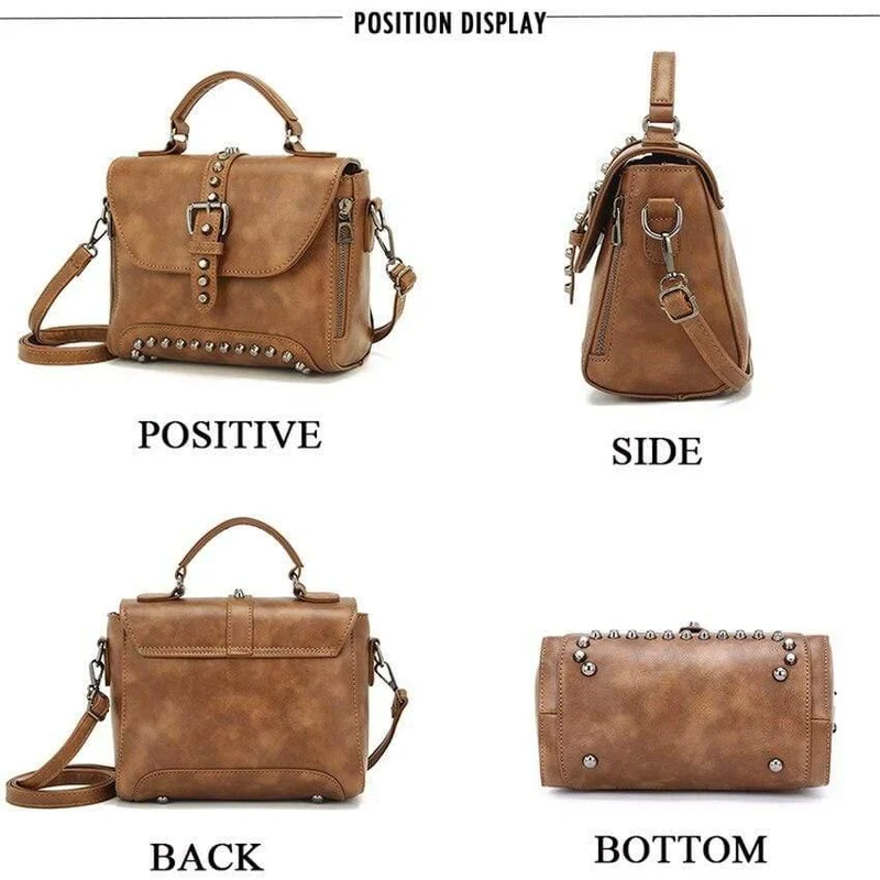 Vintage Umhängetaschen für Frauen Kuriertaschen Ledertaschen Handtaschen Frauen Berühmte Marke