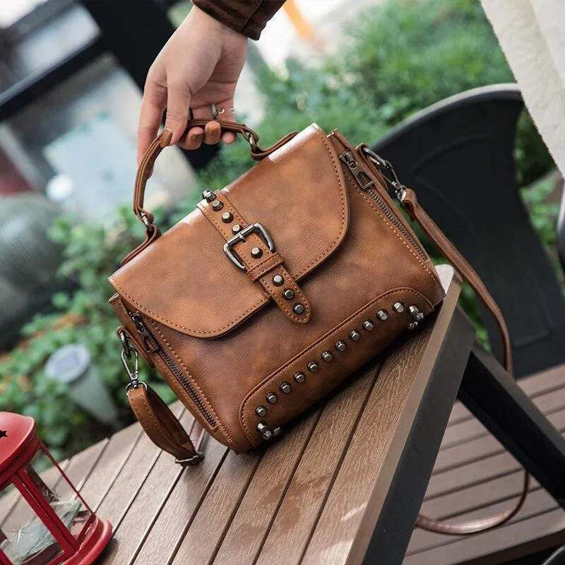 Vintage Umhängetaschen für Frauen Kuriertaschen Ledertaschen Handtaschen Frauen Berühmte Marke