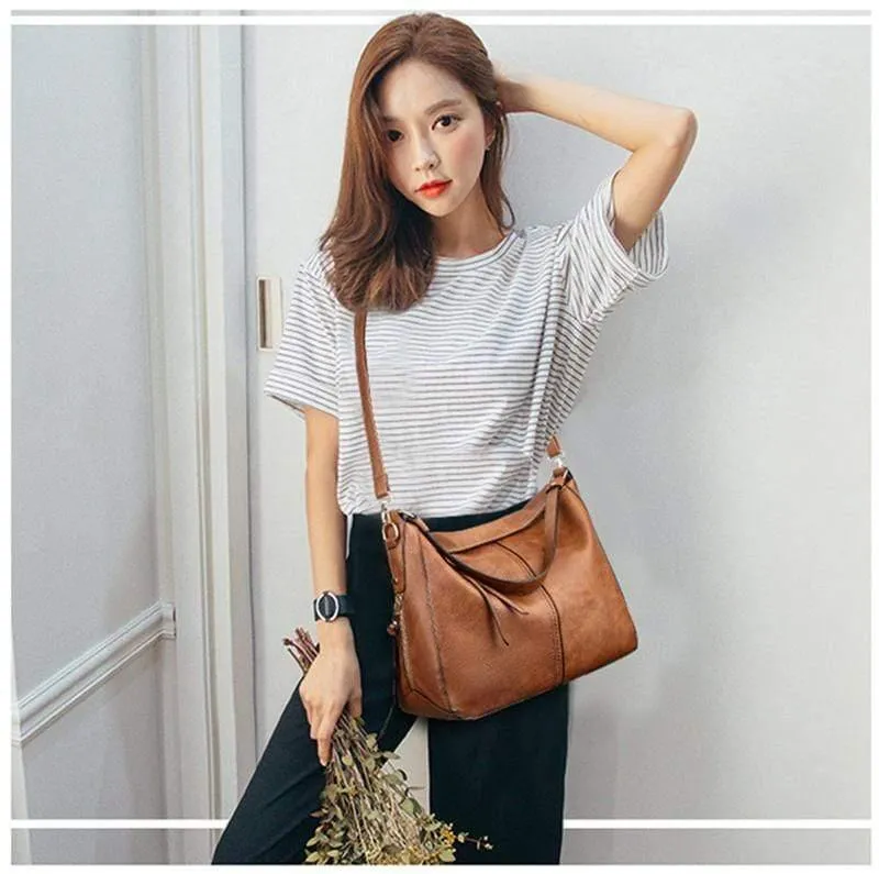 Mode PU Leder Handtaschen für Frauen Hochwertige Umhängetasche Frauen Crossbody Messenger