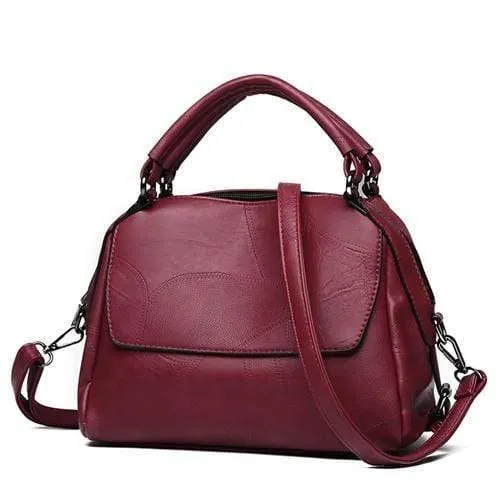 Vintage PU Leder Frauen Tasche Große Kapazität Handtaschen Designer Berühmte Marke Messenger Tasche s