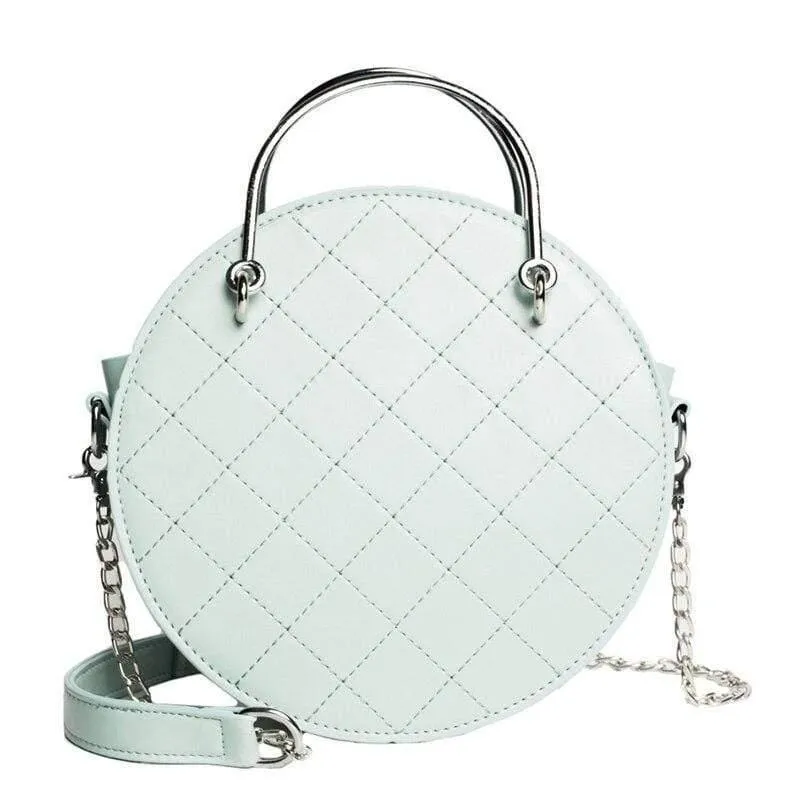 Runde Damen Handtasche Leder Luxus Handtaschen Damen Taschen Designer Chain Style Damen Messenger