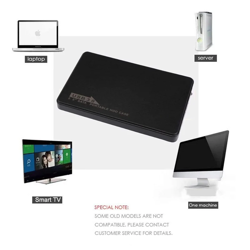 2.5 Mobile Festplatte USB3.0 SATA3.0 1 TB 2 TB HDD Disco Duro Externo Externe Festplatten für Laptop / Maco / PS4 / Xb