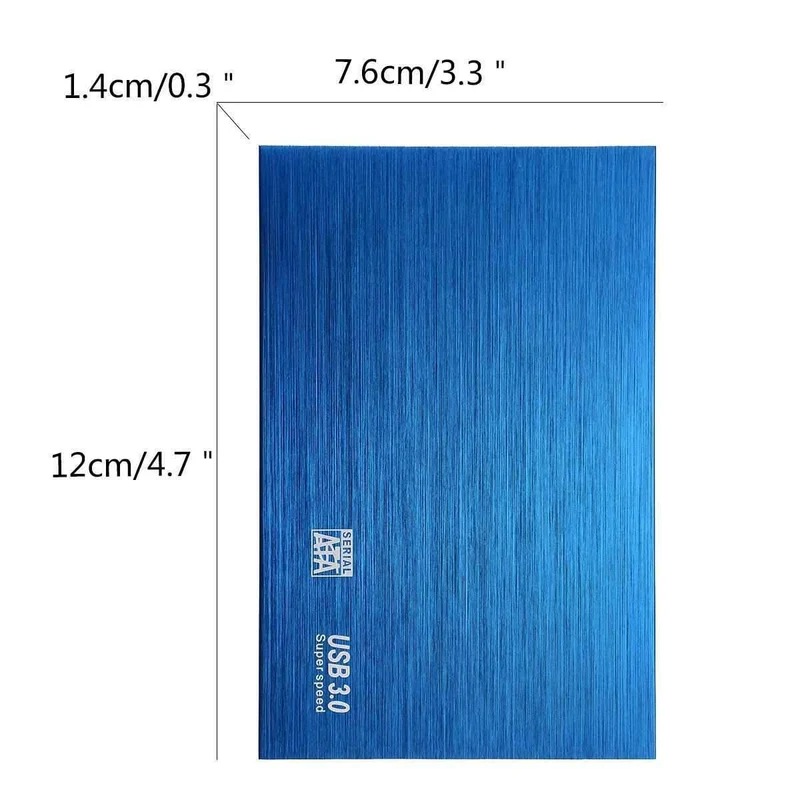 2.5 Externe Festplatte 1 TB 2 TB Speicher USB3.0-Festplatte Vibrations- und Fallschutz für mobile Festplatten Für die Mac Xbox PS4 TV-Box