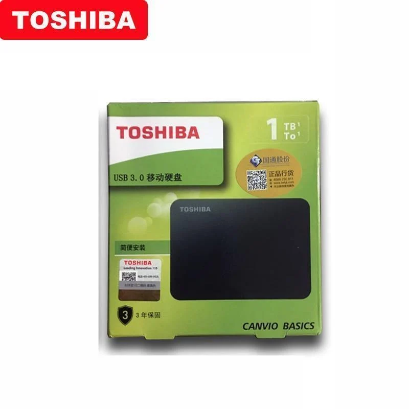 TOSHIBA Canvio Basics Festplatte 2.5 "A3 USB 3.0 Externe Festplatte 2 TB 1 TB Tragbare Festplatte Externe Disco Duro Externe Festplatte