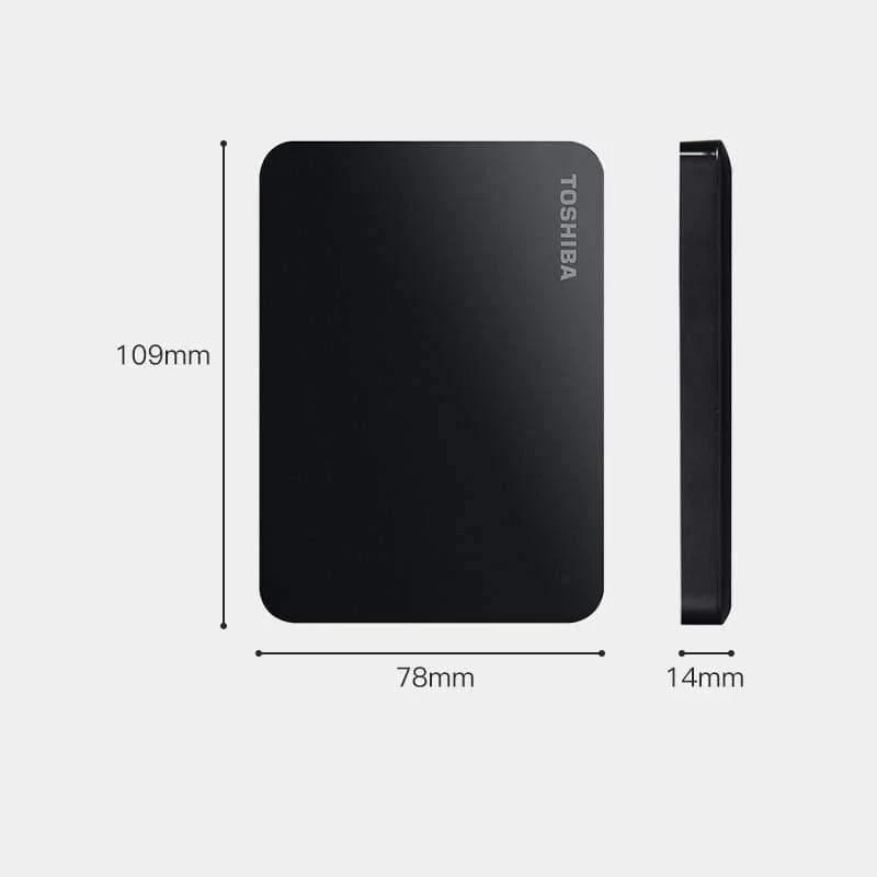 TOSHIBA Canvio Basics Festplatte 2.5 "A3 USB 3.0 Externe Festplatte 2 TB 1 TB Tragbare Festplatte Externe Disco Duro Externe Festplatte