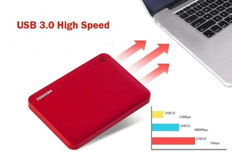 Toshiba Canvio Advanced V9 USB 3.0 2.5 "1TB 2TB 3TB Festplatte Portable Externe Festplatte Mobile 2.5 Für Laptop-Computer