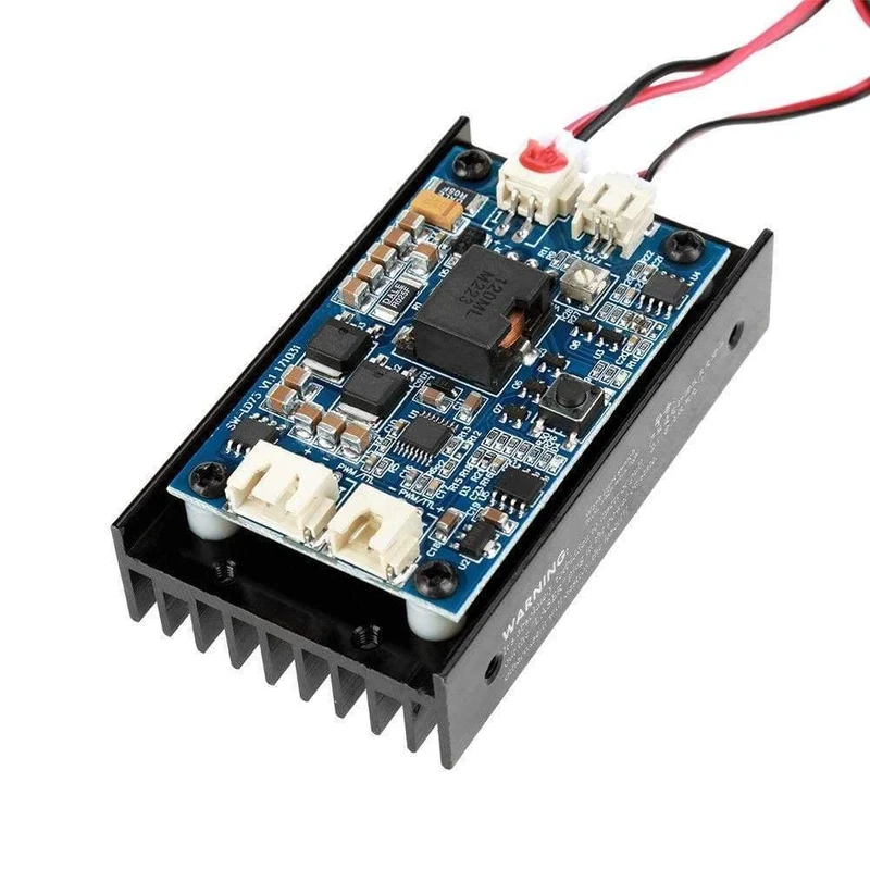 Laser 15w Kopflasermodul 15w 450nm Blu-ray Lasergravurmaschine Holzbearbeitungsmaschinenteile Heimwerkerwerkzeuge mit TTL-Stromversorgung