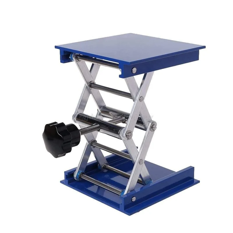4 x 4 cm Aluminium-Router-Hubtisch, Holzbearbeitung, Gravur, Labor, Hebeständer, Rack-Hebebühne