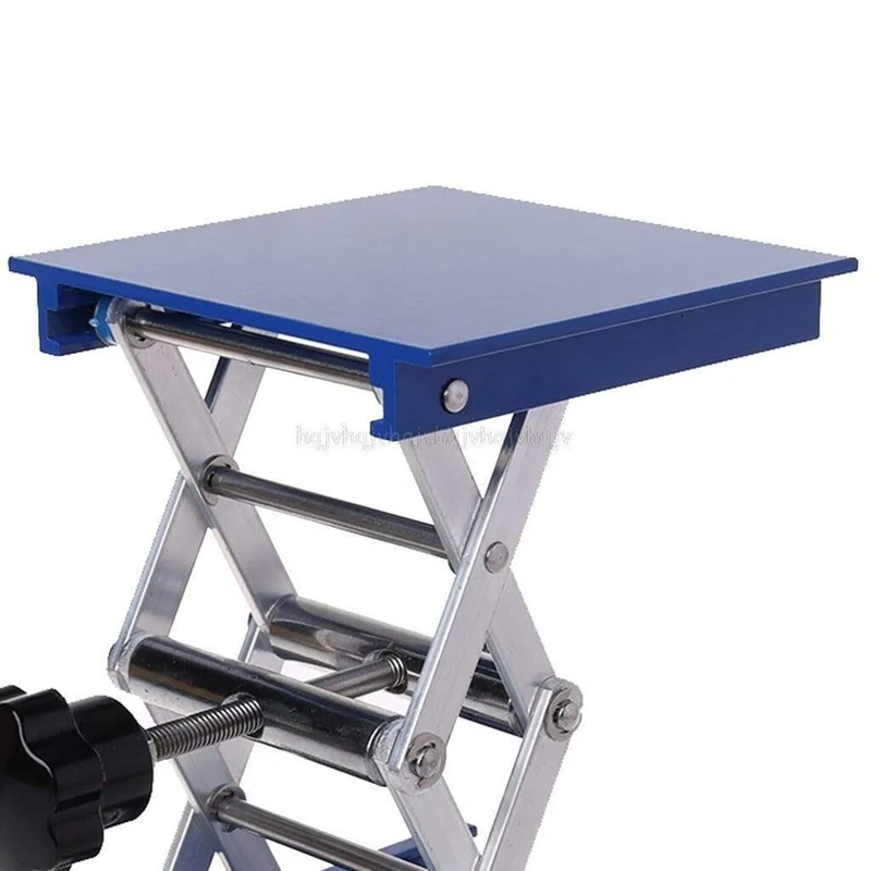 4 x 4 cm Aluminium-Router-Hubtisch, Holzbearbeitung, Gravur, Labor, Hebeständer, Rack-Hebebühne