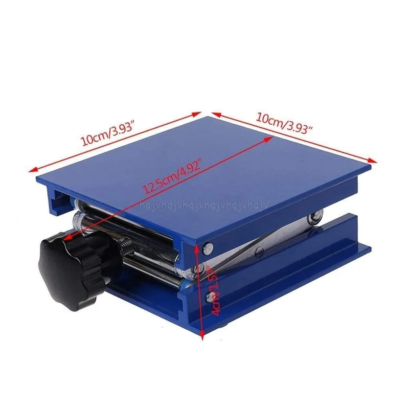 4 x 4 cm Aluminium-Router-Hubtisch, Holzbearbeitung, Gravur, Labor, Hebeständer, Rack-Hebebühne