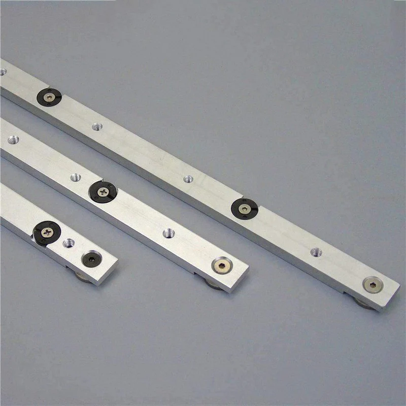 1 stücke aluminiumlegierung t-tracks slot gehrungsschiene und gehrungsstange slider tischsäge gehrungslehre stange für diy holzbearbeitungswerkzeuge