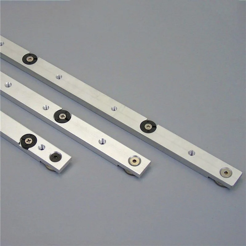 1 stücke aluminiumlegierung t-tracks slot gehrungsschiene und gehrungsstange slider tischsäge gehrungslehre stange für diy holzbearbeitungswerkzeuge