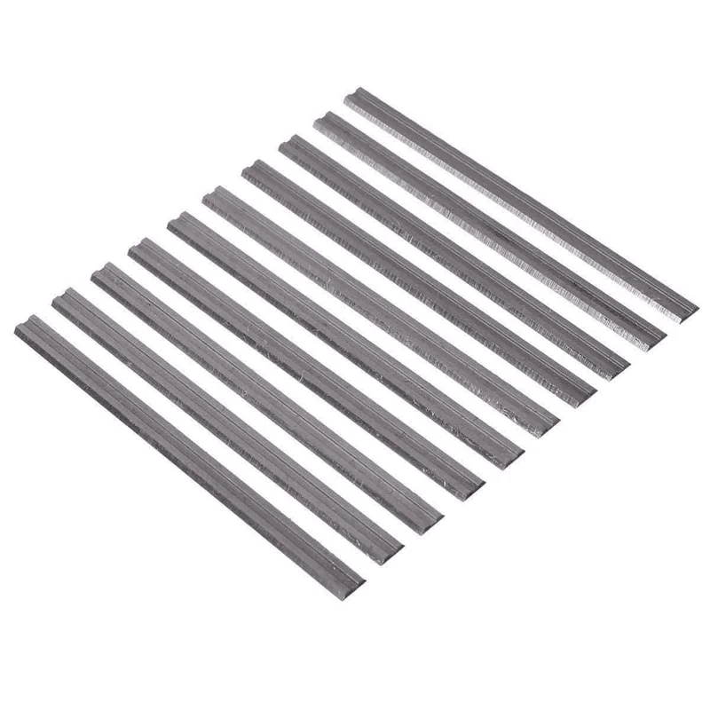Neue 10 Stücke 82mm x 5.5mm Reversible Hartmetall Hobelmesser Zum Schneiden Von Weichen Harten Hölzern Sperrholzplatte Holzbearbeitung Elektrowerkzeug