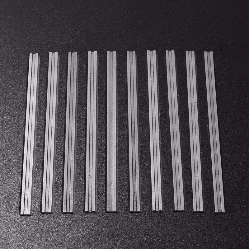 Neue 10 Stücke 82mm x 5.5mm Reversible Hartmetall Hobelmesser Zum Schneiden Von Weichen Harten Hölzern Sperrholzplatte Holzbearbeitung Elektrowerkzeug
