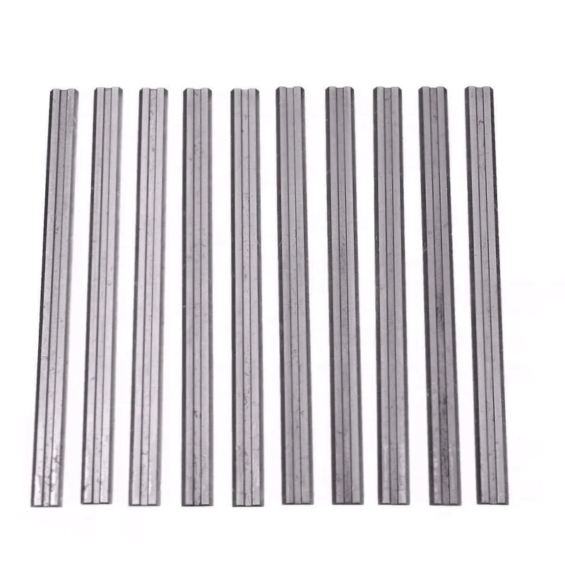 Neue 10 Stücke 82mm x 5.5mm Reversible Hartmetall Hobelmesser Zum Schneiden Von Weichen Harten Hölzern Sperrholzplatte Holzbearbeitung Elektrowerkzeug