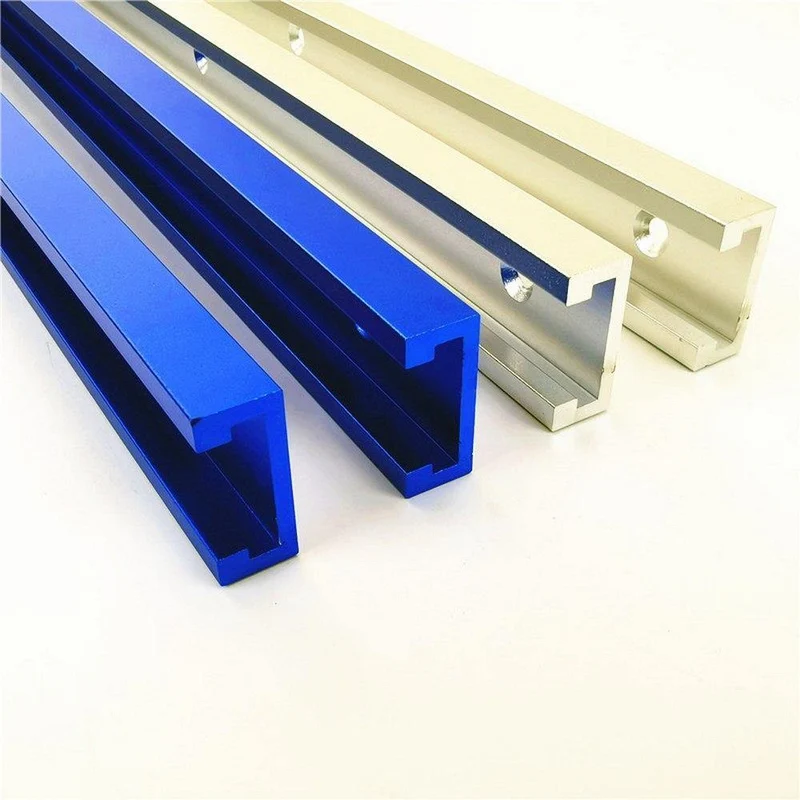 Rutsche aluminiumlegierung t-tracks modell 45 t slot und standard gehrung track stop holzbearbeitung diy werkzeug für router tisch länge 800mm