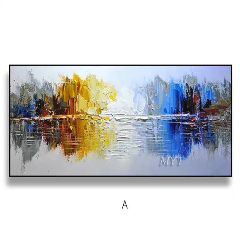 Malerei Messer Malerei Ölgemälde, abstrakt auf Leinwand 100 % manuelle Kunst moderne Kunst Wohnzimmer Wanddekoration