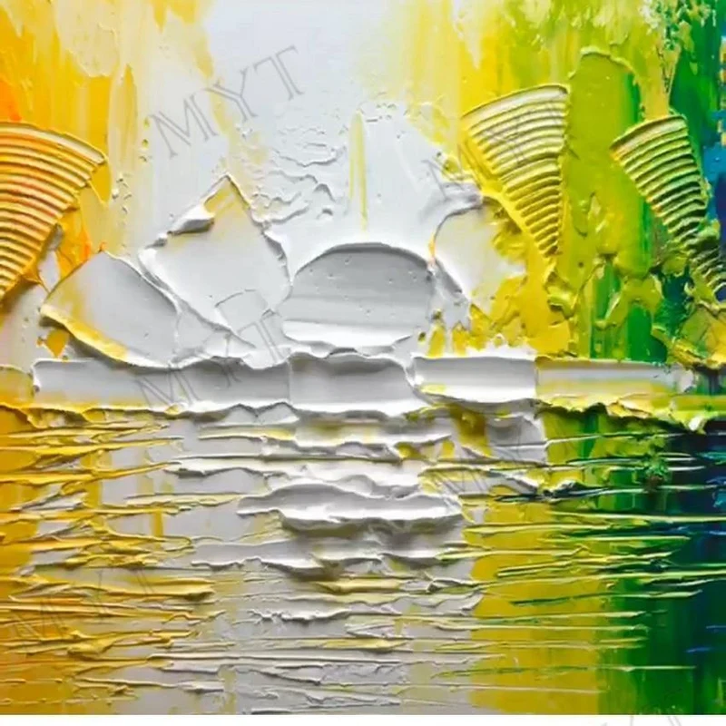 Malerei Messer Malerei Ölgemälde, abstrakt auf Leinwand 100 % manuelle Kunst moderne Kunst Wohnzimmer Wanddekoration
