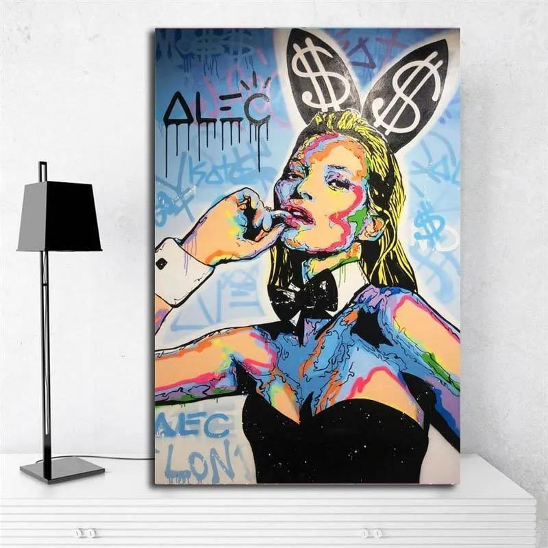 Kate Moss Playboyes ICON von Alec Monopolies Wandkunst, Leinwandposter, Drucke, Gemälde, Wandbilder, Büro, Wohnzimmer, Wohnkultur
