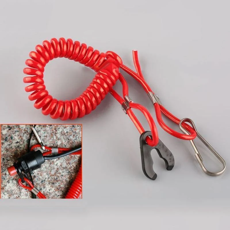 2019 Neue Komponenten Ersatz Kill Stop Schalter Teile Sicherheitsleine Lanyard Pipe Zubehör Für Yamaha Außenborder