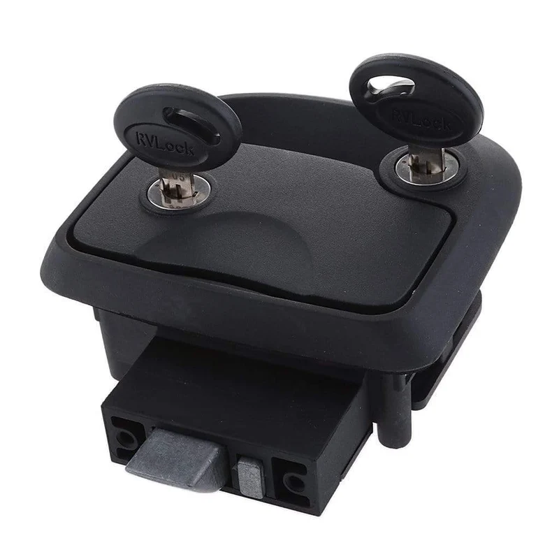 1 Set RV Trailer Eingangstürverriegelung Riegelgriffschlüsselsatz Für Wohnmobile / Wohnmobile / Anhänger / Wohnwagen / LKW usw. 2019 NEU