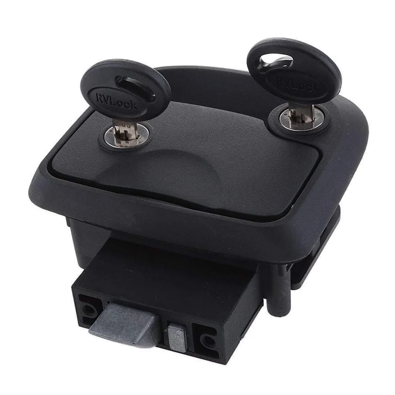 1 Set RV Trailer Eingangstürverriegelung Riegelgriffschlüsselsatz Für Wohnmobile / Wohnmobile / Anhänger / Wohnwagen / LKW usw. 2019 NEU