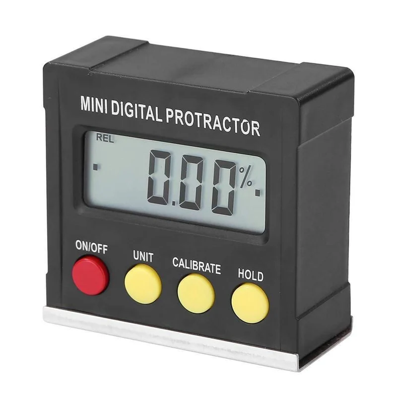 Horizontaler Winkelmesser Digitaler Winkelmesser Neigungsmesser Elektronische Nivellierbox Magnetfuß Messwerkzeuge