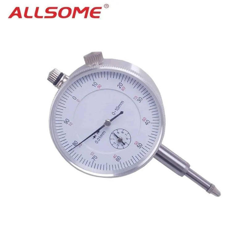 10 / 0.01mm Mikrometer Messinstrument Rundmessuhr Messuhr Vertikal Kontakt Digital Mikrometer HT1605