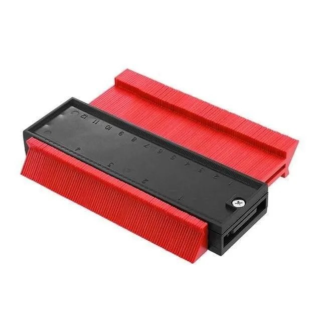 Kontur-Duplikationsmessgerät Carpenter Tool Messen des Lineals für strahlende Konturen Markieren von Fliesenschnitten Kacheln von Laminatwerkzeugen