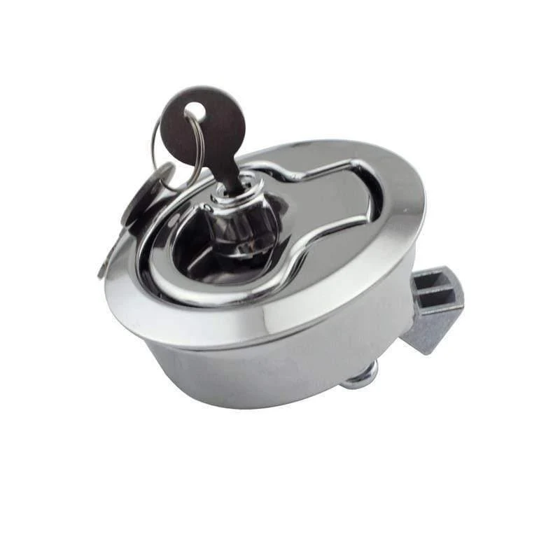 Unterputzluke aus Edelstahl, Unterputz-Pull-Verriegelung, Marine-Verriegelung mit Schlüssellift-Slam-Verriegelungs-Hardware für RV Yacht Boat Deck Hatch