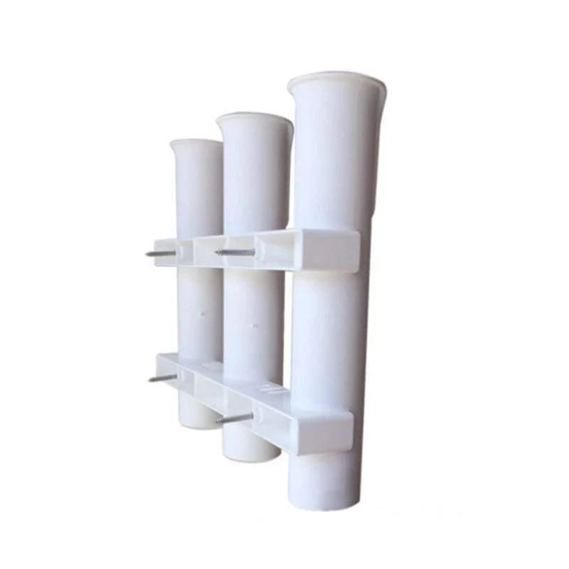 3 rohre Kunststoff Boot Stange Halter Für Boote Marine Yacht Angelrute Rack Buchse Angeln Box Zubehör
