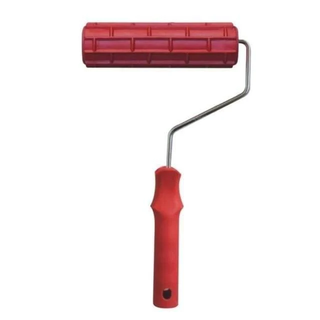 Professionelle dekorative Farbroller Edger Büro Zimmer Wandmalerei Design Paint Runner Pro Roller Pinsel Griff Werkzeug-Sets Haus