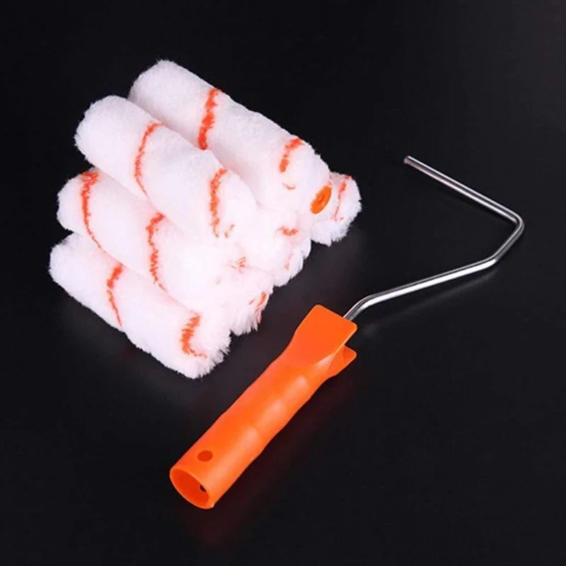 9 stücke multifunktions wand malen roller diy pinsel set roller pinsel griff werkzeug schaum pinsel home office zimmer werkzeug