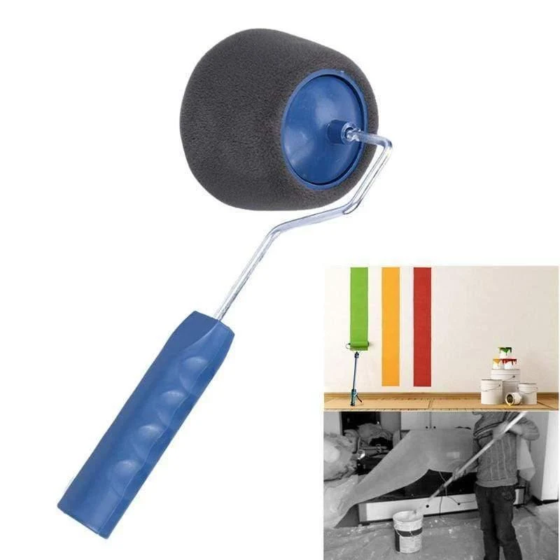 5-teiliges Paint Runner Pro-Roller-Pinsel-Werkzeugset, beflockter Kantenschneider, Wandmalerei, Roller-Pinsel-Set für die Wand