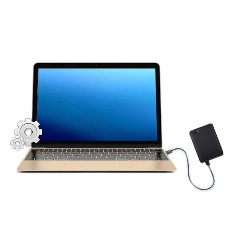 WD tragbare Festplatte 1 TB 2 TB 4 TB externe Festplatte 2.5 Zoll USB 3.0-Festplatte für Laptop-PC