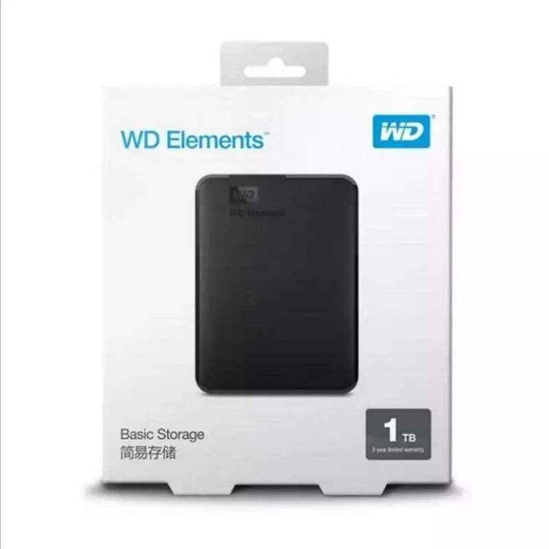 WD tragbare Festplatte 1 TB 2 TB 4 TB externe Festplatte 2.5 Zoll USB 3.0-Festplatte für Laptop-PC