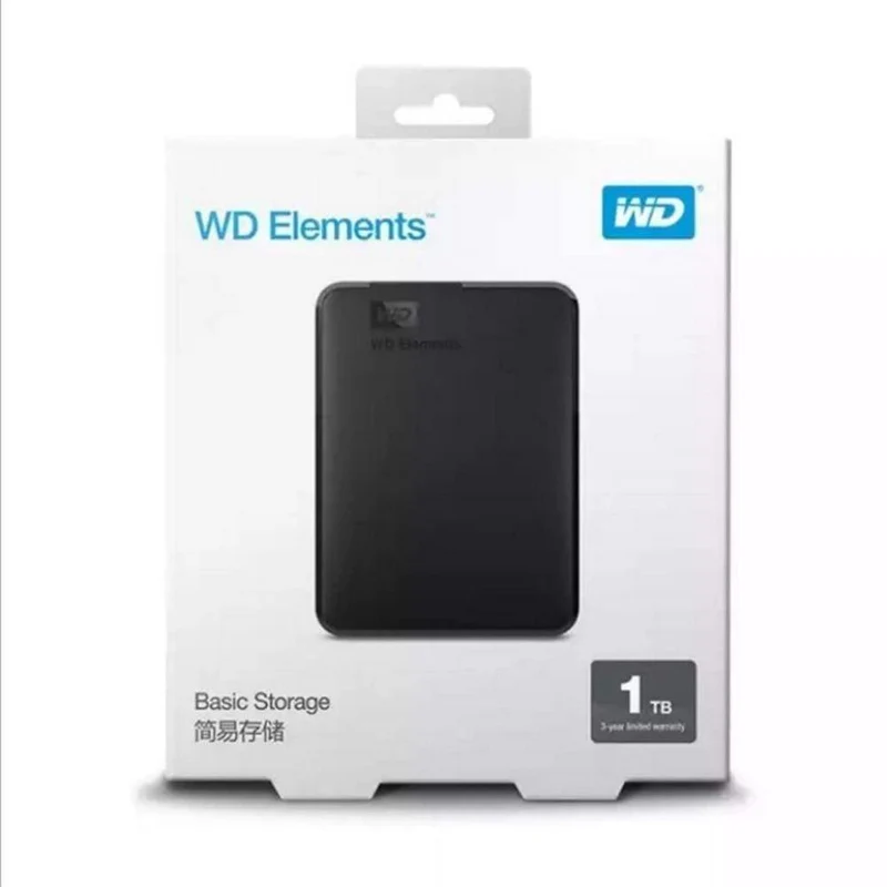 WD tragbare Festplatte 1 TB 2 TB 4 TB externe Festplatte 2.5 Zoll USB 3.0-Festplatte für Laptop-PC