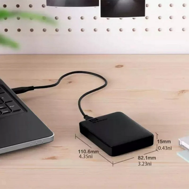 WD tragbare Festplatte 1 TB 2 TB 4 TB externe Festplatte 2.5 Zoll USB 3.0-Festplatte für Laptop-PC