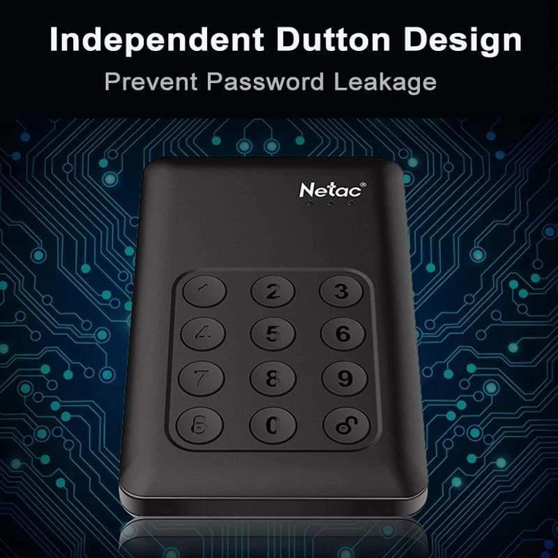 K390 Encryption HDD 2.5 externe tragbare Festplatte 500 GB 1 TB 2 TB Disco-Festplatte für Computer-Laptops