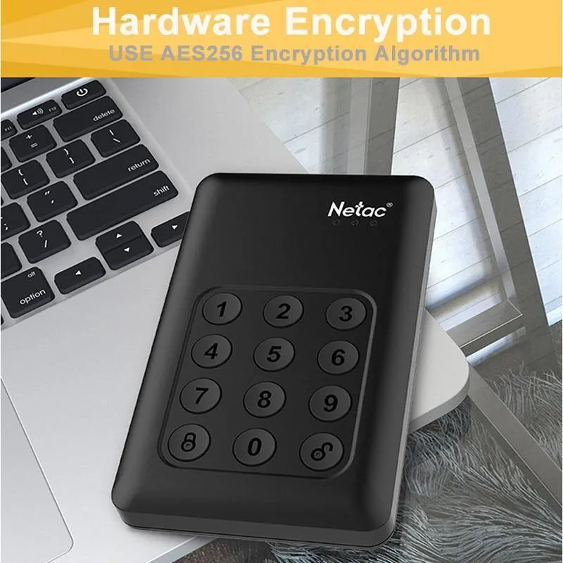 K390 Encryption HDD 2.5 externe tragbare Festplatte 500 GB 1 TB 2 TB Disco-Festplatte für Computer-Laptops