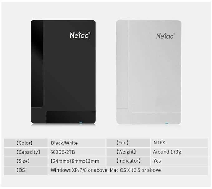 K218 USB 3.0 Festplatte 1 TB 2 TB Flash-Laufwerk 2.5 Zoll Externe tragbare Festplatte LED-Laufwerk für Windows Mac System 5400 U / min