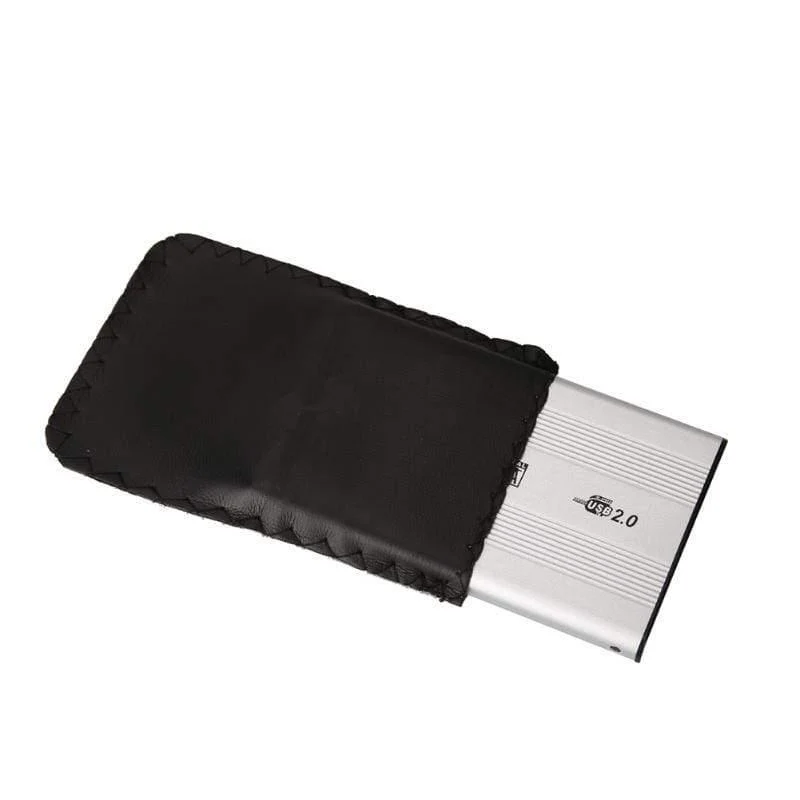 Aluminiumlegierungsgehäuse HDD-Gehäuse 2.5 Zoll USB 2.0 zu SATA Externe mobile Festplattenbox HDD-Gehäuse Festplattengehäuse